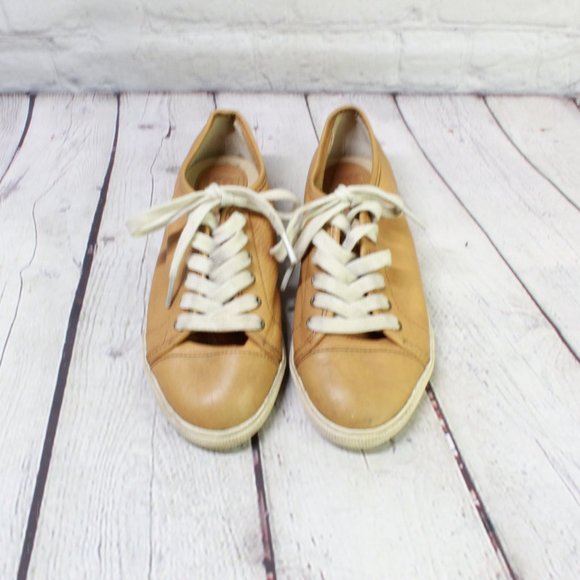 Frye Chambers Brown Leather Lace up Low Sneaker Size US 3 - Picture 5 of 9